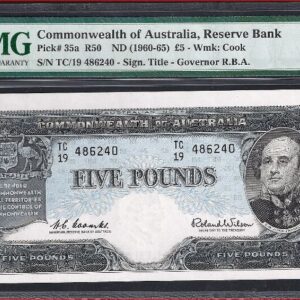5 pound  P35a  1960-1965  aUNC
