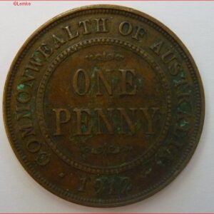 One Penny 1912 KM 23 ZFR