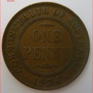 One Penny 1924 KM 23 PR/XF