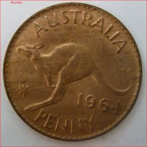 One Penny 1964  KM 56  XF