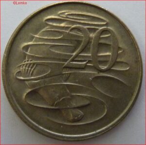 20 Cents 1967  KM 66  PR/XF