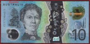 10 dollar P63  2017  UNC