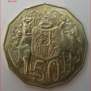 50 Cents 1972 KM 68 UNC