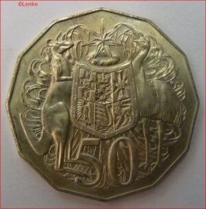 50 Cents 1972  KM 68  UNC