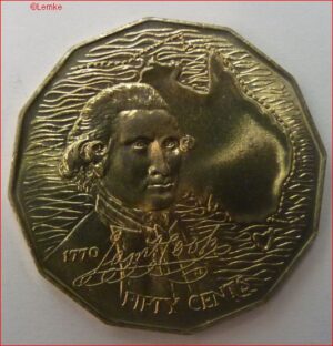 50 Cents 1970  KM 69  UNC