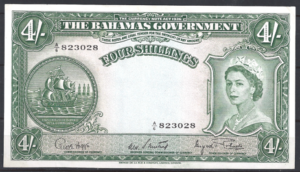 4 Shillings 1953 P 13-d PR/XF+