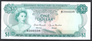 1 Dollar 1968 P 27-a aUNC