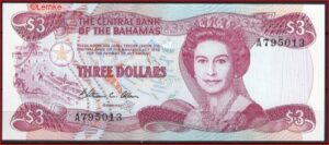 3 Dollars 1984 P 44-a UNC