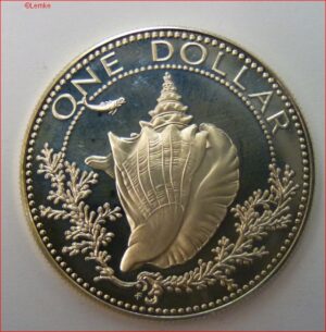 1 Dollar 1974  KM 65a  BU  Zilver