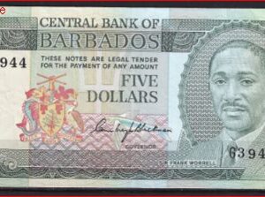 5 Dollars 1975  P 32-a  PR/XF+