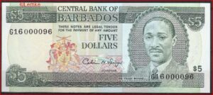 5 Dollars 1993 P 43 UNC