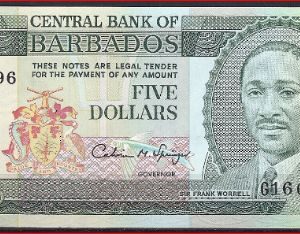 5 Dollars 1993  P 43  UNC