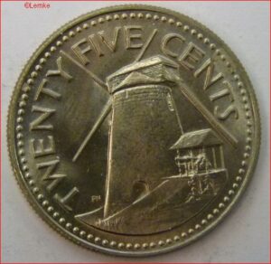 25 Cents 1973  KM 13  BU