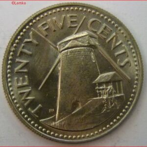25 Cents 1973  KM 13  BU
