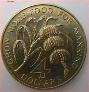 4 Dollars 1970  KM A9  UNC
