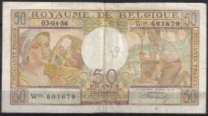 50 frank  P133-B  1956  ZFR