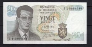20 francs  P138  1964  UNC