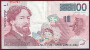 100 francs  P147  1995/2001  ZFr+