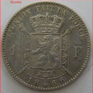 1 Frank 1866 KM 28.1 PR/XF