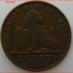 2 Centimes 1902  KM 36  PR/XF