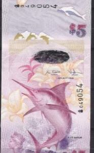 5 Dollars 2009  P 58-a  UNC