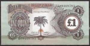 1 pound  P2  1967  UNC