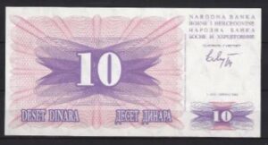 10 dinara P10-a 1992 UNC