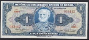1 cruzeiro 1954-58  P 150-c  UNC