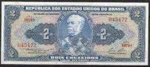 2 cruzeiros 1954-1958 P 151-b UNC