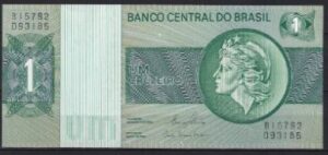 1 cruzeiro 1972  P 191A-c  UNC