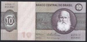 10 cruzeiros 1970 P 193-a UNC