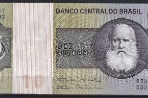 10 cruzeiros 1980 P 193-e UNC