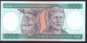 200 cruzeiros 1984 P 199-b UNC