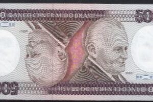 5.000 cruzeiros 1985  P 202-d  UNC