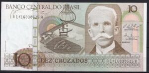 10 cruzeiros 1990  P 209-b  UNC