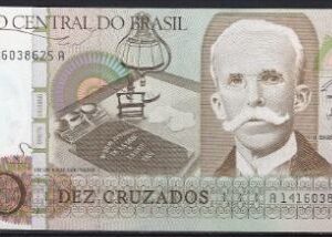10 cruzeiros 1990 P 209-b UNC