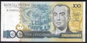 100 cruzados 1987  P 211-b  UNC