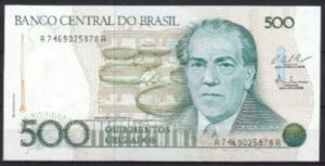 500 cruzados 1987 P 212-c UNC