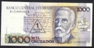 1 cruzeiro 1989 P 216-b UNC