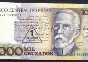 1 cruzeiro 1989  P 216-b  UNC