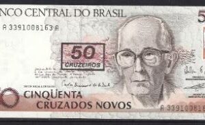 50 cruzeiros 1990  P 223  UNC