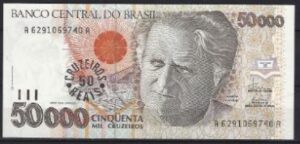 50 cruzeiros 1993  P 237  UNC