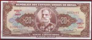 20 Cruzeiros 1962 P 178 UNC
