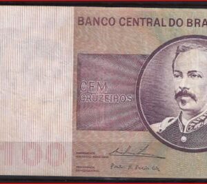 100 Cruzeiros 1974  P 195A-a  PR/XF