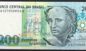 200 Cruzeiros 1990  P 229  UNC