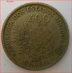 400 Reis 1901  KM 505  XF-