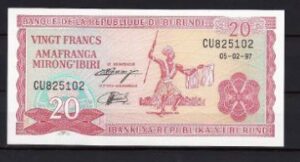 20 Francs 1997  P 27-d  UNC