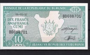 10 Francs 1997 P 33-d  UNC