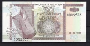 50 Francs 1999 P 36-b  UNC