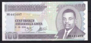 100 Francs 2004  P 37-d  UNC